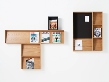 SLOPE - Wall-mounted one-sided display unit by Karl Andersson - view 3